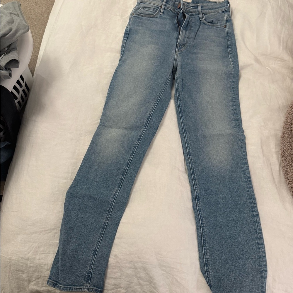 MOTHER Light Blue Skinny Jeans